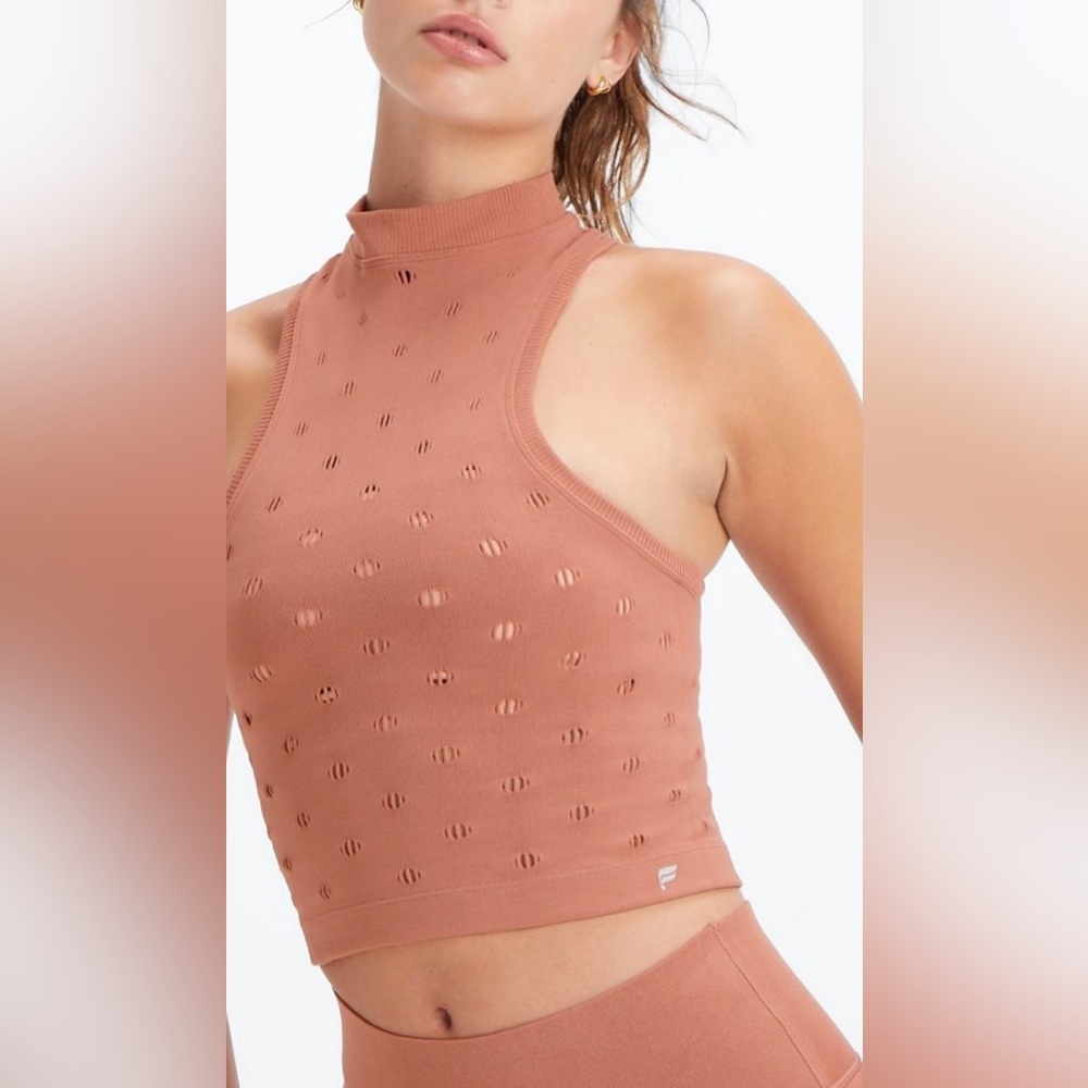 NWT - Fabletics Frances SculptKnit Mock Neck Tank - Medium